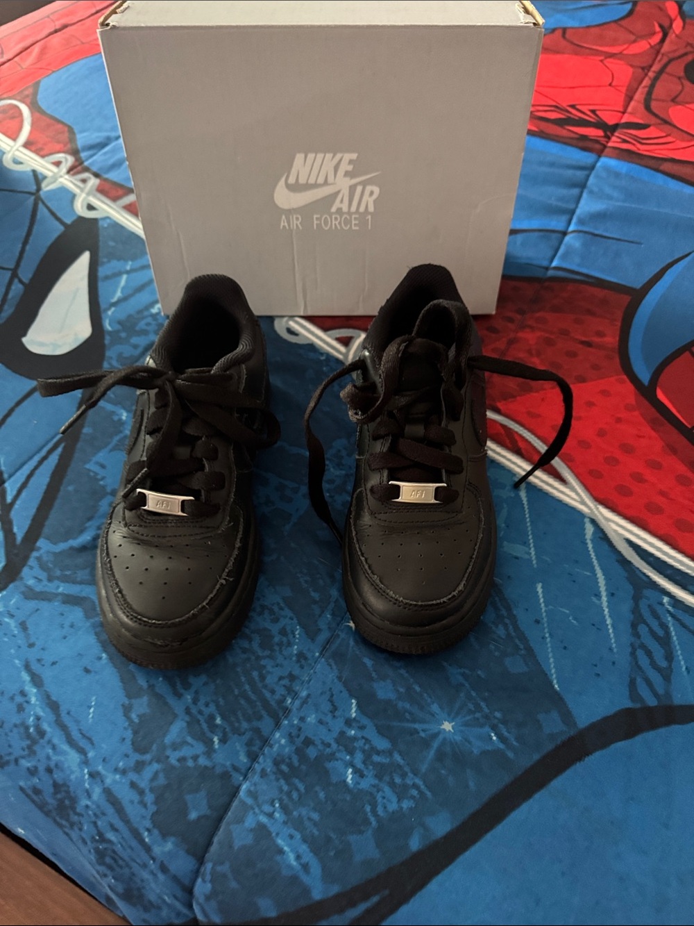 Nike Air Force 1 Low Top Sneakers in Black